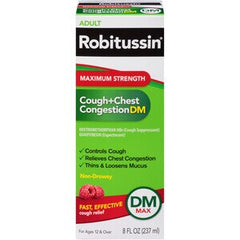 Robitussin Adult Maximum Strength Cough+Chest Congestion DM 8fl oz