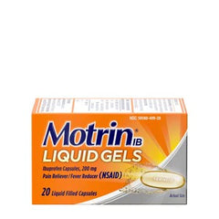 Motrin IB Liquid Gels 200mg (20 liquid filled capsules)