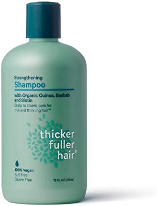Thicker Fuller Hair Shampoo Strengthening 12fl oz