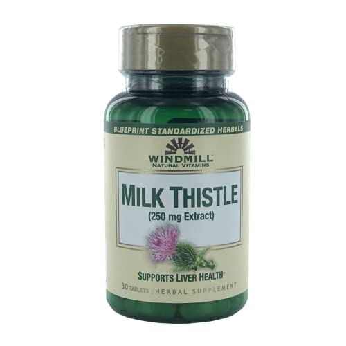 Milk Thistle 250mg Tabs 30ea