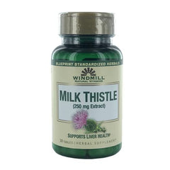 Milk Thistle 250mg Tabs 30ea