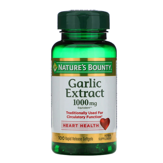 Nature's Bounty Garlic 1000mg (100 rapid release softgels)