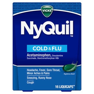 Vicks Nyquil Cold & Flu (16 liquicaps)