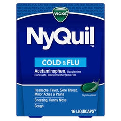 Vicks Nyquil Cold & Flu (16 liquicaps)