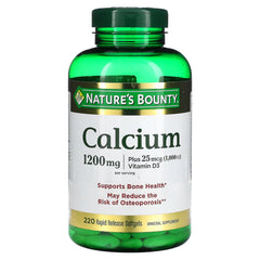 Nature's Bounty Calcium 1200mg+25mcg Vitamin D3 (220softgels)