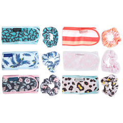 Lemon Lavendar High & Dry Scrunchie & Headband Set (Assorted)