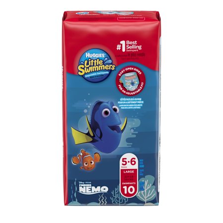 Huggies Little Swimmers Disposable Swimpants 5-6 Size Large (10ct)