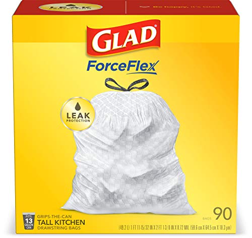 Glade Forceflex Tall Kitchen Drawstring Bags 13GAL 90ct