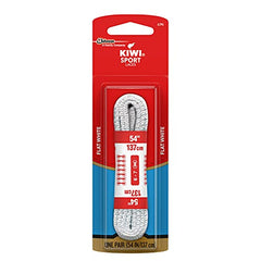 Kiwi Sport Flat White Laces 54"