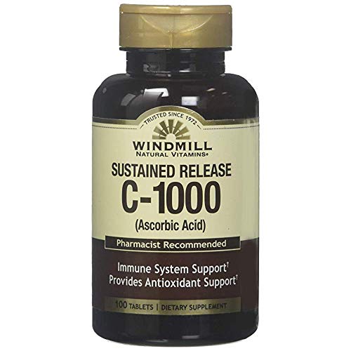 Windmill Natural Vitamins Sustained Release C1000 Ascorbic Acid (100 tablets)