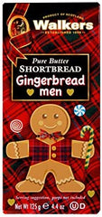 Walkers Pure Butter Shortbread Gingerbread Men 4.4oz