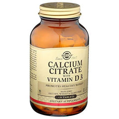 Solgar Calcium Citrate w/D3 120tablets