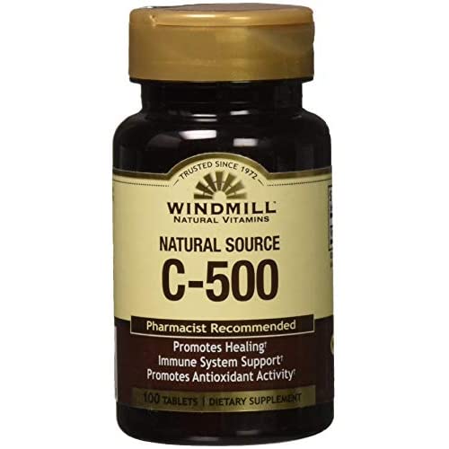 Windmill Vitamins Natural Source C-500mg (100 tablets)