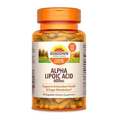 Alpha Lipoic Acid 600mg Caps 60ea