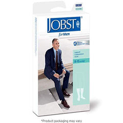 JOBST KNEE HI MENS DRESS 8-15 LARGE WHITE