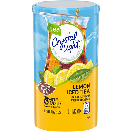 Crystal Light Lemon Iced Tea Drink Mix 0.96oz