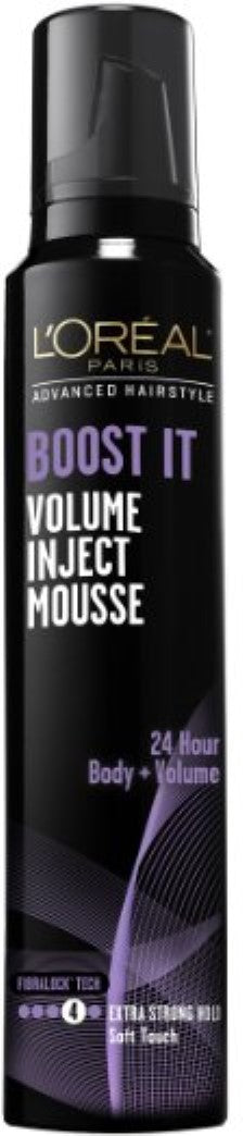 L'Oreal Boost It Volume Inject Mousse Extra Strong Hold 8.3 oz