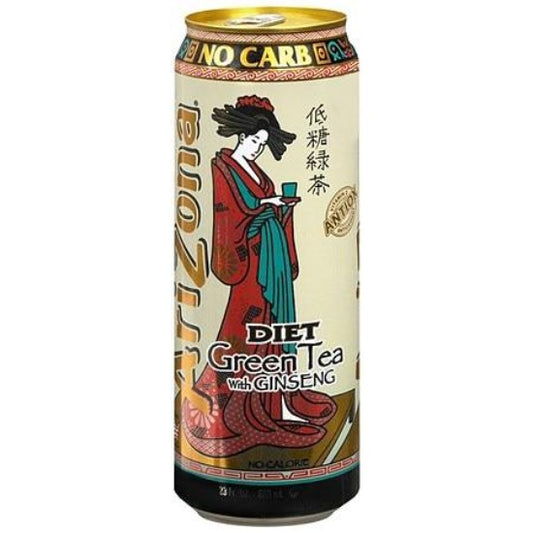 Arizona Can Diet Green Tea with Ginseng 23fl oz