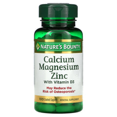 Nature's Bounty Calcium/Magnesium/Zinc (100caplets)