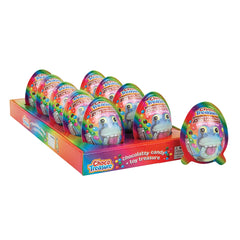 Choco Treasure Baby Dino Chocolatey Candy+Toy Treasure Candy Coated 0.75oz