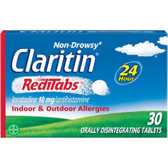 Claritin Non-Drowsy Allergy Reditabs 10mg (30 orally disintegrating tablets)