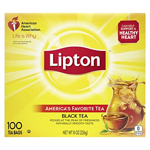 Lipton Black Tea Bags 100ct 8oz