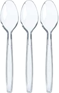 Parade Premium Clear Plastic Spoons 24ct