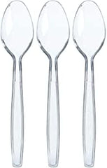 Parade Premium Clear Plastic Spoons 24ct