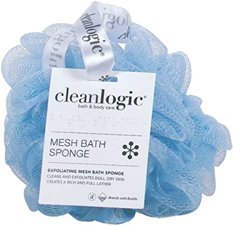 Cleanlogic Lathering Mesh Sponge Assorted Colors 1ct