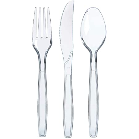 Parade Clear Plastic Cutlery Assorted 24ct