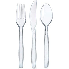 Parade Clear Plastic Cutlery Assorted 24ct