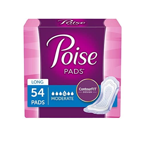 Poise Fresh Protection Pads #4 Moderate Long 54CT