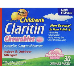 Claritin Childrens 5mg Chew 30ea