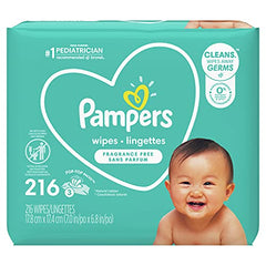 Pampers Baby Wipes Refill 216count