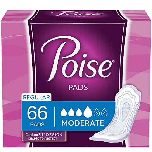 Poise Fresh Protection Pads #4 Moderate Regular 66ct