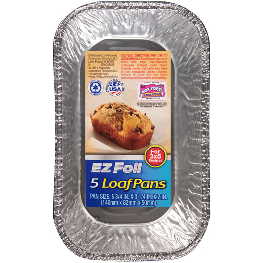 EZ Foil 5 Loaf Pans