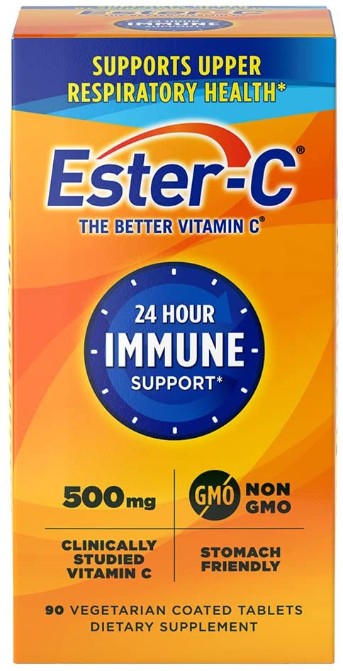Ester-C Vitamin C 500mg (90 vegetarian coated tablets)