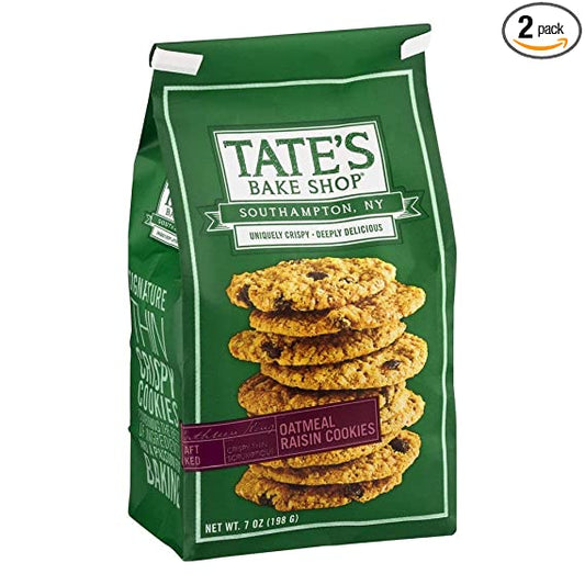 Tates Bake Shop Oatmeal Raisin Cookies 7oz