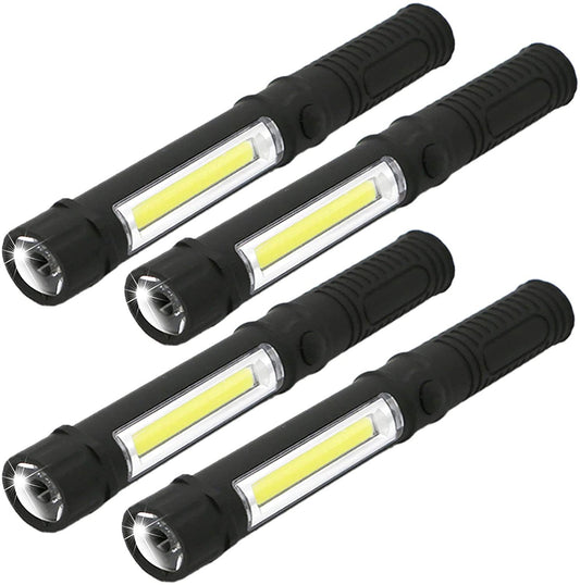 Cob + 1 Led Flashlight