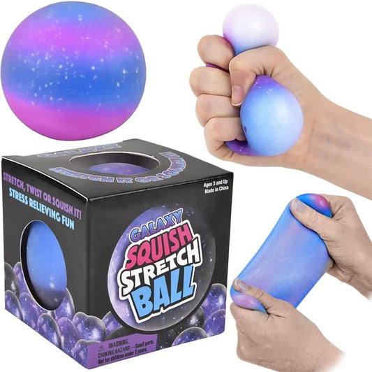 Galaxy Squish Stretch Ball 1ct