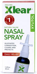 Xlear Natural Saline Nasal Spray Daily Relief 1.5fl oz