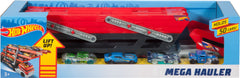 Hot Wheels Mega Hauler + 4 Cars Vehicles