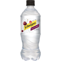 Schweppes Sparkling Seltzer Black Cherry Flavor 20oz