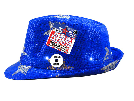 Light Flashing Patriotic Hat