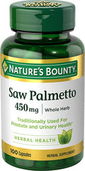 Nature's Bounty Saw Palmetto 450mg (100 capsules)