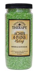 Village Naturals Aches + Pains Muscle Relief Concentrated Mineral Bath Soak 20 oz