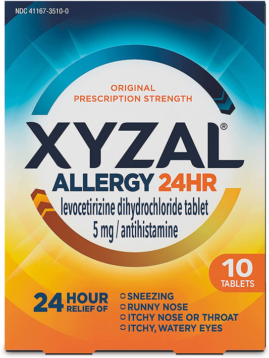 Xyzal Allergy 24Hour 10 tablets