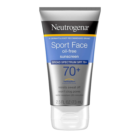 Neutrogena Sport Face Oil Free Sunscreen SPF 70+ 2.5oz