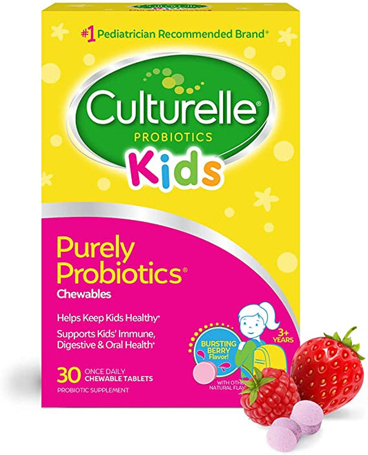 Culturelle Kids Purely Probiotics (30 chewable tablets)