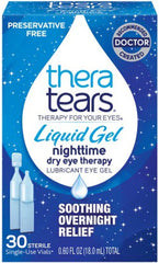 TheraTears Liquid Gel Nighttime Dry Eye Therapy Lubricant Eye Gel- 30 Vials (0.60fl oz each)